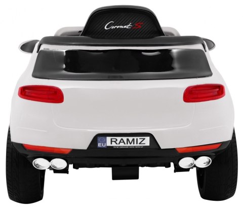 Autko Turbo-S na akumulator dla dzieci Biały + Pilot + Wolny Start + Koła EVA + Radio MP3 Autko Turbo-S na akumulator dla dzieci Biały + Pilot + Wolny Start + Koła EVA + Radio MP3