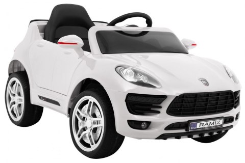 Autko Turbo-S na akumulator dla dzieci Biały + Pilot + Wolny Start + Koła EVA + Radio MP3 Autko Turbo-S na akumulator dla dzieci Biały + Pilot + Wolny Start + Koła EVA + Radio MP3