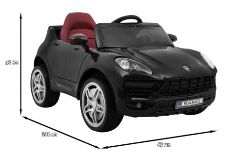 Autko Turbo-S na akumulator dla dzieci Czarny + Pilot + Wolny Start + Koła EVA + Radio MP3 Autko Turbo-S na akumulator dla dzieci Czarny + Pilot + Wolny Start + Koła EVA + Radio MP3