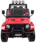 Autko terenowe Raptor Drifter Czerwony + Pilot + Napęd 4x4 + Schowek + Wolny Start + MP3 LED Autko terenowe Raptor Drifter Czerwony + Pilot + Napęd 4x4 + Schowek + Wolny Start + MP3 LED