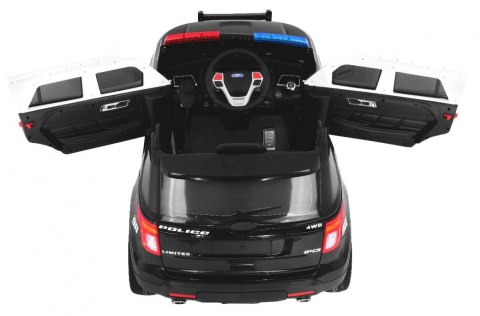 Auto SUV Police na akumulator dla dzieci + Syreny + Światła + Megafon + Pilot + Wolny Start + EVA + Naklejki Auto SUV Police na akumulator dla dzieci + Syreny + Światła + Megafon + Pilot + Wolny Start + EVA + Naklejki