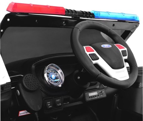 Auto SUV Police na akumulator dla dzieci + Syreny + Światła + Megafon + Pilot + Wolny Start + EVA + Naklejki Auto SUV Police na akumulator dla dzieci + Syreny + Światła + Megafon + Pilot + Wolny Start + EVA + Naklejki