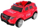 Auto SUV Straż Pożarna na akumulator dla dzieci + Syreny + Światła + Megafon + Pilot + Wolny Start + Naklejki Auto SUV Straż Pożarna na akumulator dla dzieci + Syreny + Światła + Megafon + Pilot + Wolny Start + Naklejki