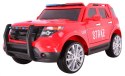 Auto SUV Straż Pożarna na akumulator dla dzieci + Syreny + Światła + Megafon + Pilot + Wolny Start + Naklejki Auto SUV Straż Pożarna na akumulator dla dzieci + Syreny + Światła + Megafon + Pilot + Wolny Start + Naklejki