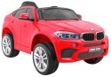 BMW X6M Elektryczne Autko dla dzieci Czerwony + Pilot + EVA + Wolny Start + Panel audio + LED BMW X6M Elektryczne Autko dla dzieci Czerwony + Pilot + EVA + Wolny Start + Panel audio + LED