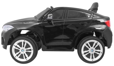 BMW X6M Elektryczne Autko dla dzieci Lakier Czarny + Pilot + EVA + Wolny Start + Audio + LED BMW X6M Elektryczne Autko dla dzieci Lakier Czarny + Pilot + EVA + Wolny Start + Audio + LED