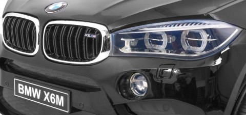 BMW X6M Elektryczne Autko dla dzieci Lakier Czarny + Pilot + EVA + Wolny Start + Audio + LED BMW X6M Elektryczne Autko dla dzieci Lakier Czarny + Pilot + EVA + Wolny Start + Audio + LED
