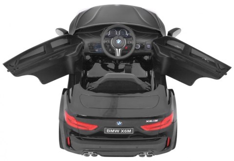 BMW X6M Elektryczne Autko dla dzieci Lakier Czarny + Pilot + EVA + Wolny Start + Audio + LED BMW X6M Elektryczne Autko dla dzieci Lakier Czarny + Pilot + EVA + Wolny Start + Audio + LED