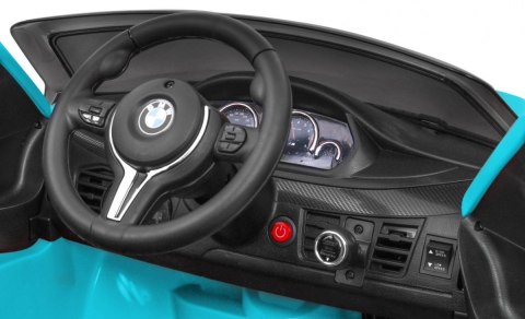 BMW X6M Elektryczne Autko dla dzieci Lakier Niebieski + Pilot + EVA + Wolny Start + Audio + LED BMW X6M Elektryczne Autko dla dzieci Lakier Niebieski + Pilot + EVA + Wolny Start + Audio + LED