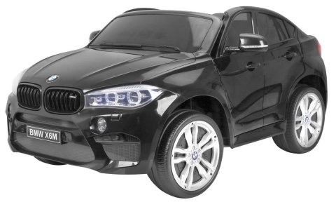 BMW X6M XXL dla 2 dzieci Lakier Czarny + Pilot + Ekoskóra + Pasy + Wolny Start + MP3 + LED BMW X6M XXL dla 2 dzieci Lakier Czarny + Pilot + Ekoskóra + Pasy + Wolny Start + MP3 + LED