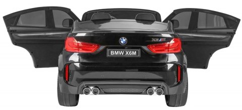 BMW X6M XXL dla 2 dzieci Lakier Czarny + Pilot + Ekoskóra + Pasy + Wolny Start + MP3 + LED BMW X6M XXL dla 2 dzieci Lakier Czarny + Pilot + Ekoskóra + Pasy + Wolny Start + MP3 + LED