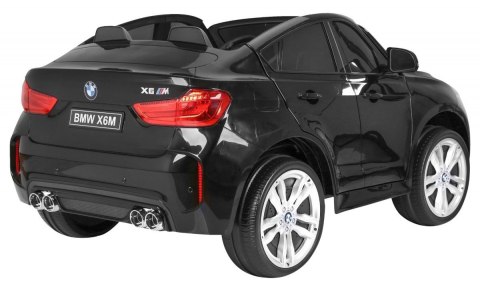 BMW X6M XXL dla 2 dzieci Lakier Czarny + Pilot + Ekoskóra + Pasy + Wolny Start + MP3 + LED BMW X6M XXL dla 2 dzieci Lakier Czarny + Pilot + Ekoskóra + Pasy + Wolny Start + MP3 + LED
