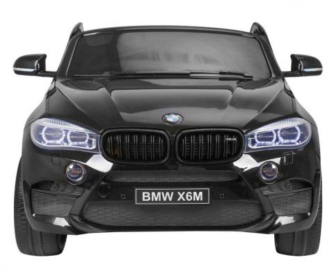 BMW X6M XXL dla 2 dzieci Lakier Czarny + Pilot + Ekoskóra + Pasy + Wolny Start + MP3 + LED BMW X6M XXL dla 2 dzieci Lakier Czarny + Pilot + Ekoskóra + Pasy + Wolny Start + MP3 + LED