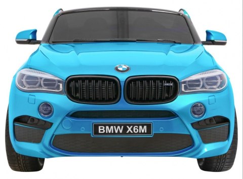 BMW X6M XXL dla 2 dzieci Lakier Niebieski + Pilot + Ekoskóra + Pasy + Wolny Start + MP3 + LED BMW X6M XXL dla 2 dzieci Lakier Niebieski + Pilot + Ekoskóra + Pasy + Wolny Start + MP3 + LED