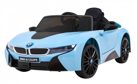 BMW I8 Lift Auto na akumulator Niebieski + Pilot + Wolny Start + 3-pkt pasy + MP3 USB + LED BMW I8 Lift Auto na akumulator Niebieski + Pilot + Wolny Start + 3-pkt pasy + MP3 USB + LED