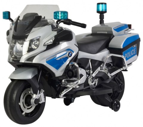 BMW R1200RT Policja Motor elektryczny dla dzieci + Kółka pomocnicze + Dźwięki + LED + EVA + Wolny Start BMW R1200RT Policja Motor elektryczny dla dzieci + Kółka pomocnicze + Dźwięki + LED + EVA + Wolny Start