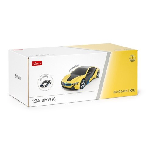 BMW i8 RASTAR model 1:24 Zmienny kolor karoserii + Światła LED + Pilot 2,4 GHz BMW i8 RASTAR model 1:24 Zmienny kolor karoserii + Światła LED + Pilot 2,4 GHz