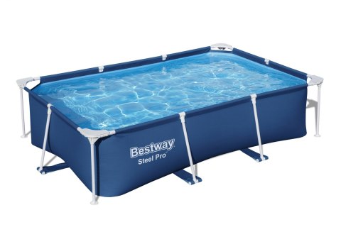 Basen Stelażowy DeluxeJr Steel Pro 259x170x61 BESTWAY do Ogrodu Basen Stelażowy DeluxeJr Steel Pro 259x170x61 BESTWAY do Ogrodu