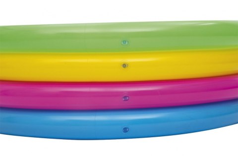 Basen dmuchany 4 pierścienie Brodzik dla dzieci 157x46cm Tęcza BESTWAY + Łatka naprawcza Basen dmuchany 4 pierścienie Brodzik dla dzieci 157x46cm Tęcza BESTWAY + Łatka naprawcza