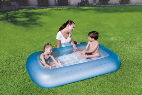 Basen dmuchany dla dzieci 2+ BESTWAY Prostokątny 165x104x25cm + Dmuchane dno Basen dmuchany dla dzieci 2+ BESTWAY Prostokątny 165x104x25cm + Dmuchane dno