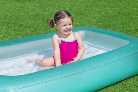 Basen dmuchany dla dzieci 2+ BESTWAY Prostokątny 165x104x25cm + Dmuchane dno Basen dmuchany dla dzieci 2+ BESTWAY Prostokątny 165x104x25cm + Dmuchane dno