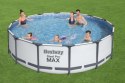 Basen stelażowy Steel Pro MAX 427x107 Szary 14FT BESTWAY 5w1 + Akcesoria Basen stelażowy Steel Pro MAX 427x107 Szary 14FT BESTWAY 5w1 + Akcesoria