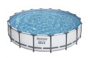 Basen stelażowy Steel Pro MAX 549x122 Szary 18FT BESTWAY 5w1 + Pompa + Pokrywa + Drabinka Basen stelażowy Steel Pro MAX 549x122 Szary 18FT BESTWAY 5w1 + Pompa + Pokrywa + Drabinka