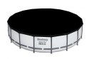 Basen stelażowy Steel Pro MAX 549x122 Szary 18FT BESTWAY 5w1 + Pompa + Pokrywa + Drabinka Basen stelażowy Steel Pro MAX 549x122 Szary 18FT BESTWAY 5w1 + Pompa + Pokrywa + Drabinka