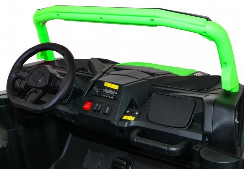 Buggy ATV Strong Racing dla 2 dzieci Zielony + Silnik bezszczotkowy + Pompowane koła + Audio LED Buggy ATV Strong Racing dla 2 dzieci Zielony + Silnik bezszczotkowy + Pompowane koła + Audio LED