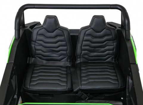 Buggy ATV Strong Racing dla 2 dzieci Zielony + Silnik bezszczotkowy + Pompowane koła + Audio LED Buggy ATV Strong Racing dla 2 dzieci Zielony + Silnik bezszczotkowy + Pompowane koła + Audio LED