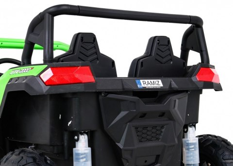 Buggy ATV Strong Racing dla 2 dzieci Zielony + Silnik bezszczotkowy + Pompowane koła + Audio LED Buggy ATV Strong Racing dla 2 dzieci Zielony + Silnik bezszczotkowy + Pompowane koła + Audio LED