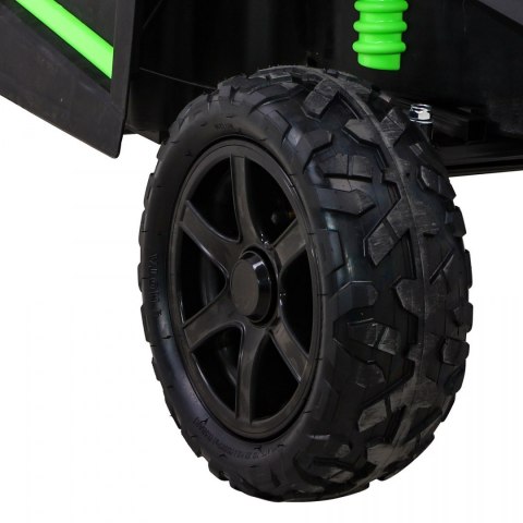 Buggy ATV Strong Racing dla 2 dzieci Zielony + Silnik bezszczotkowy + Pompowane koła + Audio LED Buggy ATV Strong Racing dla 2 dzieci Zielony + Silnik bezszczotkowy + Pompowane koła + Audio LED