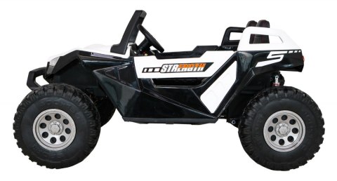 Buggy Clash na akumulator dla 2 dzieci Biały + Pilot + Napęd 4x4 + Regulacja siedzenia + Radio MP3 + LED Buggy Clash na akumulator dla 2 dzieci Biały + Pilot + Napęd 4x4 + Regulacja siedzenia + Radio MP3 + LED