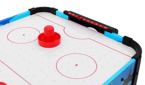 Cymbergaj dla dzieci Air Hockey Niebieski + Stół z płyty MDF + Dmuchawy powietrzne + Grzybki Krążki Cymbergaj dla dzieci Air Hockey Niebieski + Stół z płyty MDF + Dmuchawy powietrzne + Grzybki Krążki