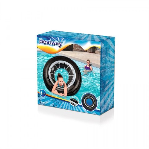 Dmuchane kółko do pływania Opona BESTWAY 119cm Winyl + Uchwyty Dmuchane kółko do pływania Opona BESTWAY 119cm Winyl + Uchwyty