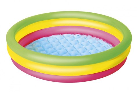 Dmuchany Basen dla dzieci Brodzik Tęcza 102x25cm BESTWAY + Łatka naprawcza Dmuchany Basen dla dzieci Brodzik Tęcza 102x25cm BESTWAY + Łatka naprawcza