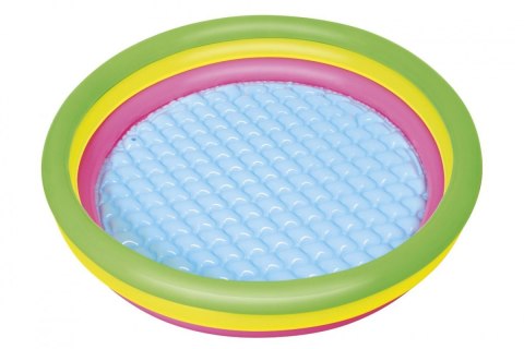 Dmuchany Basen dla dzieci Brodzik Tęcza 102x25cm BESTWAY + Łatka naprawcza Dmuchany Basen dla dzieci Brodzik Tęcza 102x25cm BESTWAY + Łatka naprawcza