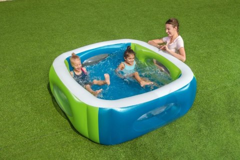 Dmuchany Basen dla dzieci z Oknami widokowymi 168x168x56 BESTWAY Dmuchany Basen dla dzieci z Oknami widokowymi 168x168x56 BESTWAY
