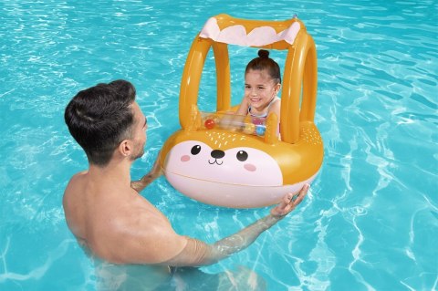 Dmuchany Ponton Lisek dla dzieci 3+ BESTWAY 94x66cm + Dmuchany daszek + Sensoryczna grzechotka Dmuchany Ponton Lisek dla dzieci 3+ BESTWAY 94x66cm + Dmuchany daszek + Sensoryczna grzechotka