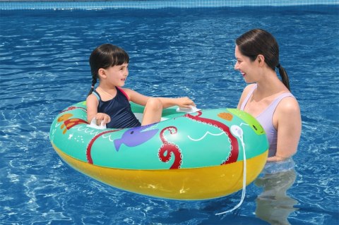 Dmuchany Ponton do pływania Morskie zwierzęta dla dzieci 3+ BESTWAY 119x79cm + Dmuchane dno Dmuchany Ponton do pływania Morskie zwierzęta dla dzieci 3+ BESTWAY 119x79cm + Dmuchane dno