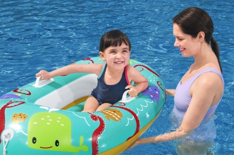 Dmuchany Ponton do pływania Morskie zwierzęta dla dzieci 3+ BESTWAY 119x79cm + Dmuchane dno Dmuchany Ponton do pływania Morskie zwierzęta dla dzieci 3+ BESTWAY 119x79cm + Dmuchane dno