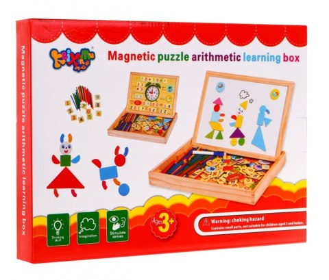 Drewniana tablica magnetyczna dla dzieci 3+ Zestaw edukacyjny + Akcesoria Drewniana tablica magnetyczna dla dzieci 3+ Zestaw edukacyjny + Akcesoria
