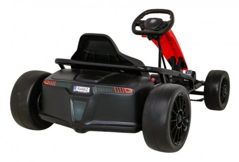Gokart FX1 Drift Master na akumulator dla dzieci Czerwony + Funkcja Driftu + Koła EVA Gokart FX1 Drift Master na akumulator dla dzieci Czerwony + Funkcja Driftu + Koła EVA