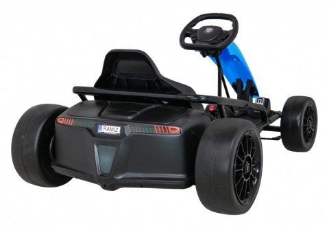 Gokart FX1 Drift Master na akumulator dla dzieci Niebieski + Funkcja Driftu + Koła EVA Gokart FX1 Drift Master na akumulator dla dzieci Niebieski + Funkcja Driftu + Koła EVA
