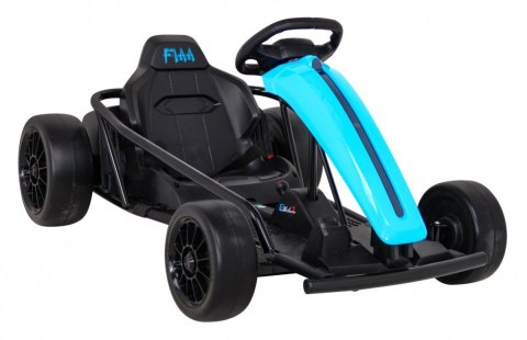 Gokart FX1 Drift Master na akumulator dla dzieci Niebieski + Funkcja Driftu + Koła EVA Gokart FX1 Drift Master na akumulator dla dzieci Niebieski + Funkcja Driftu + Koła EVA