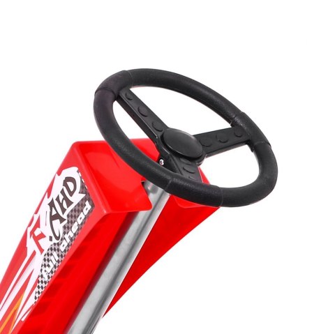Gokart Full Ahead AIR na pedały dla dzieci 3+ Czerwony + Regulacja siedziska + Pompowane koła + Hamulec ręczny Gokart Full Ahead AIR na pedały dla dzieci 3+ Czerwony + Regulacja siedziska + Pompowane koła + Hamulec ręczny