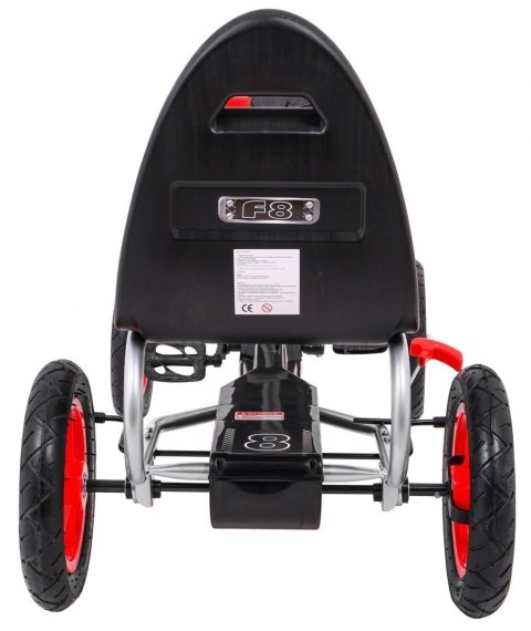 Gokart Full Ahead AIR na pedały dla dzieci 3+ Czerwony + Regulacja siedziska + Pompowane koła + Hamulec ręczny Gokart Full Ahead AIR na pedały dla dzieci 3+ Czerwony + Regulacja siedziska + Pompowane koła + Hamulec ręczny