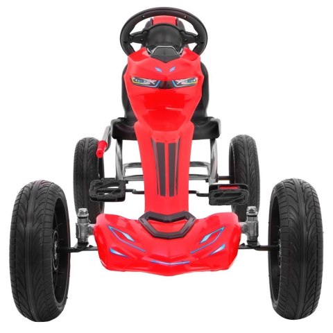 Gokart Grand Ride na pedały dla dzieci 3+ Czerwony + Koła EVA + Regulacja fotela + Hamulec ręczny Gokart Grand Ride na pedały dla dzieci 3+ Czerwony + Koła EVA + Regulacja fotela + Hamulec ręczny
