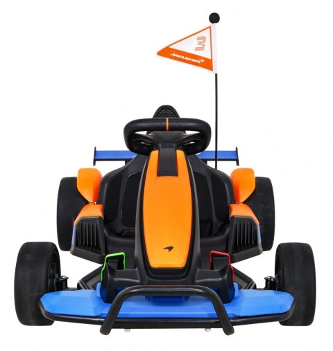 Gokart McLaren Drift na akumulator dla dzieci + Funkcja driftu + Sportowe siedzenie + Światła LED + Wolny Start + EVA Gokart McLaren Drift na akumulator dla dzieci + Funkcja driftu + Sportowe siedzenie + Światła LED + Wolny Start + EVA