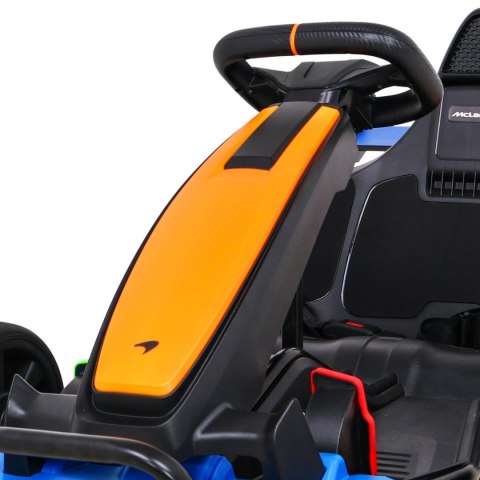 Gokart McLaren Drift na akumulator dla dzieci + Funkcja driftu + Sportowe siedzenie + Światła LED + Wolny Start + EVA Gokart McLaren Drift na akumulator dla dzieci + Funkcja driftu + Sportowe siedzenie + Światła LED + Wolny Start + EVA